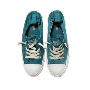 Teal Converse Sneakers